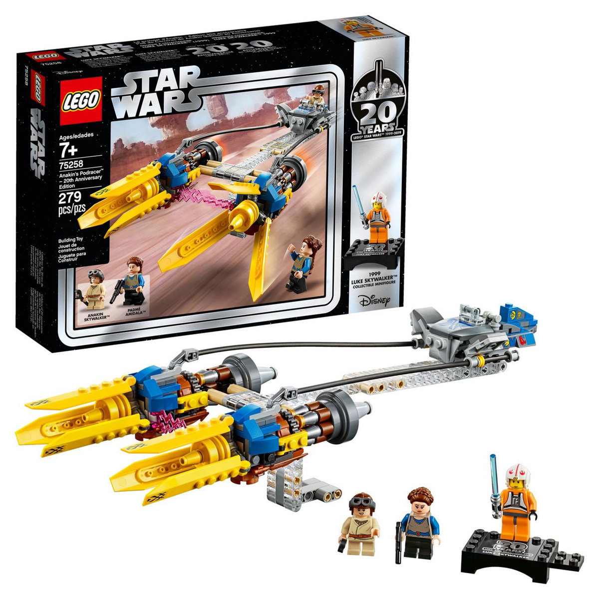 LEGO Star Wars 75258 - Le Podracer d'Anakin - Edition 20ème anniversaire