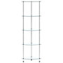 Voir la diapositive 3 : VIDAXL Etagere 5 niveaux Transparent 30x30x130 cm Verre trempe