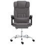 Voir la diapositive 3 : VIDAXL Fauteuil de massage inclinable de bureau Gris Similicuir