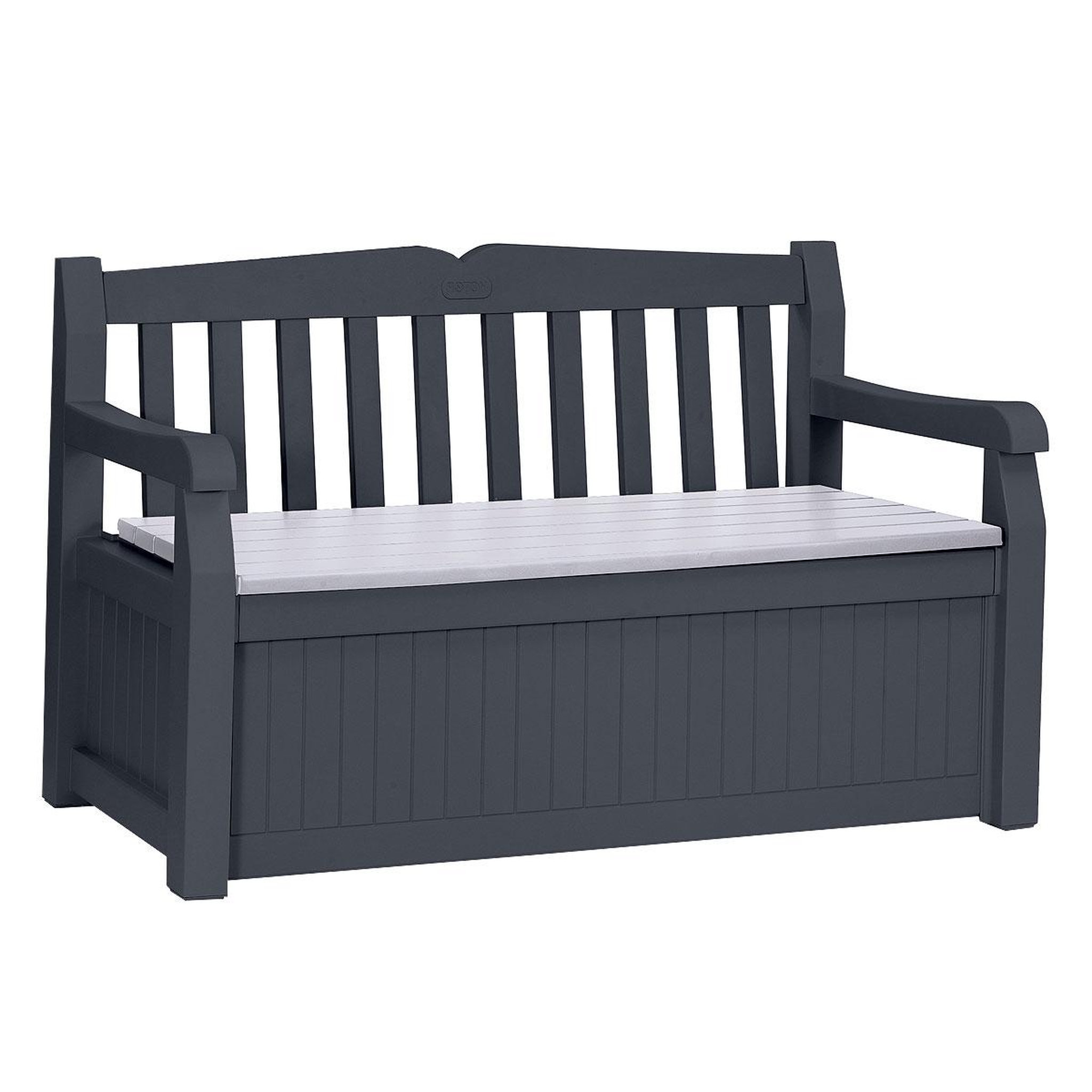 Voir la diapositive 2 : KETER Banc coffre de jardin en résine 265 litres