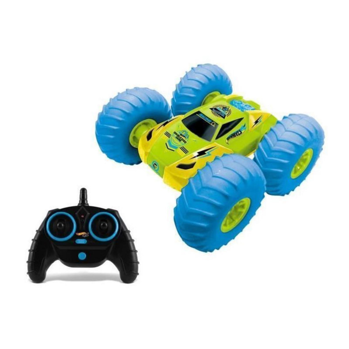 Mondo HOT WHEELS - Stunt Tornado - Voiture Radio Commandee - Echelle 1:10 -  BUGGY - Mixte - Garcon - A partir de 3 ans