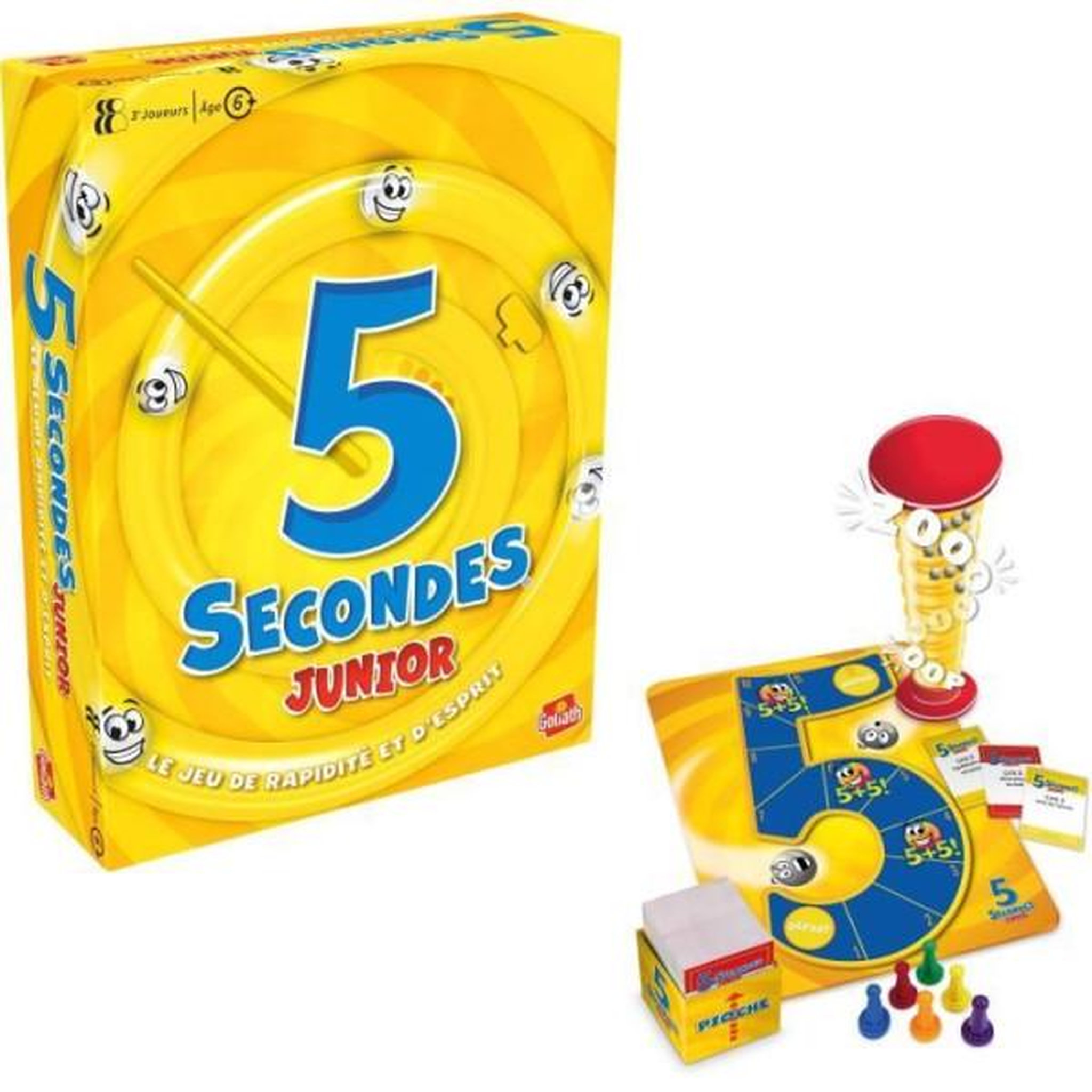 GOLIATH 5 Secondes junior - Jeu d'ambiance et de rapidité - GOLIATH - Des 6 ans