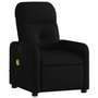 Voir la diapositive 3 : VIDAXL Fauteuil de massage inclinable Noir Tissu