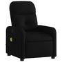 Voir la diapositive 3 : VIDAXL Fauteuil de massage inclinable Noir Tissu