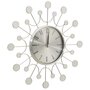 Voir la diapositive 3 : VIDAXL 325165 Wall Clock Silver 40 cm Metal