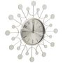 Voir la diapositive 3 : VIDAXL 325165 Wall Clock Silver 40 cm Metal