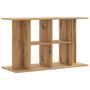 Voir la diapositive 6 : VIDAXL Support d aquarium chêne artisanal 100x40x60 cm bois ingénierie