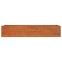 Voir la diapositive 4 : VIDAXL Lit sureleve de jardin rouille 240x80x45 cm acier corten