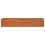 Voir la diapositive 4 : VIDAXL Lit sureleve de jardin rouille 240x80x45 cm acier corten