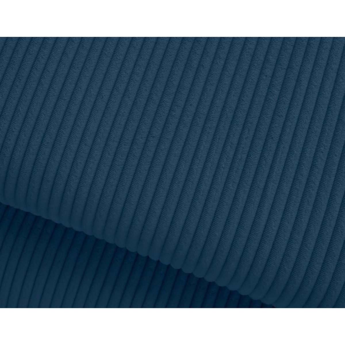 BEST MOBILIER Lisbona - canapé d'angle gauche 5 places convertible avec têtières en velours côtelé