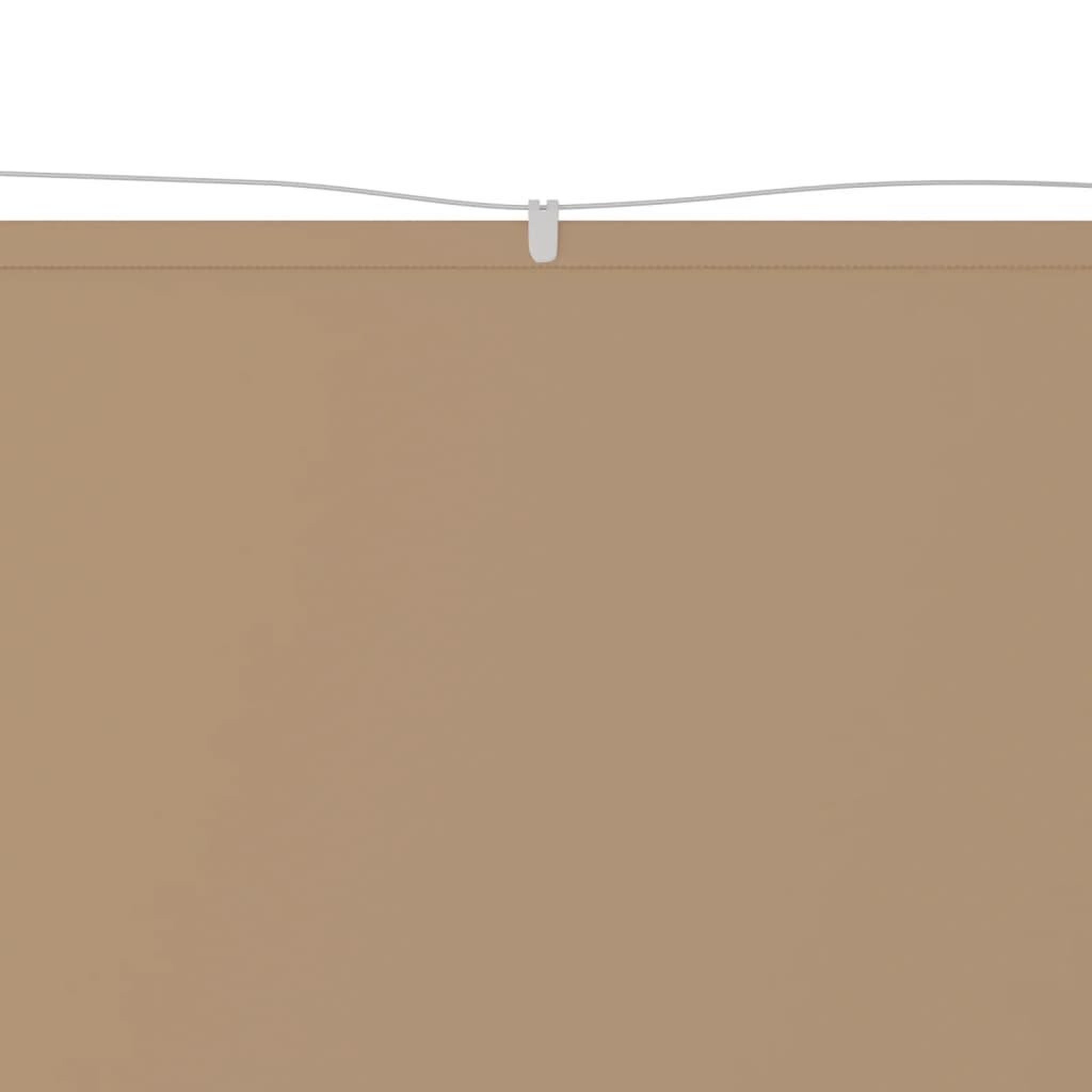 Voir la diapositive 3 : VIDAXL Auvent vertical Taupe 180x360 cm Tissu oxford