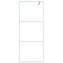 Voir la diapositive 3 : VIDAXL Paroi de douche Blanc 80x195 cm Verre ESG transparent