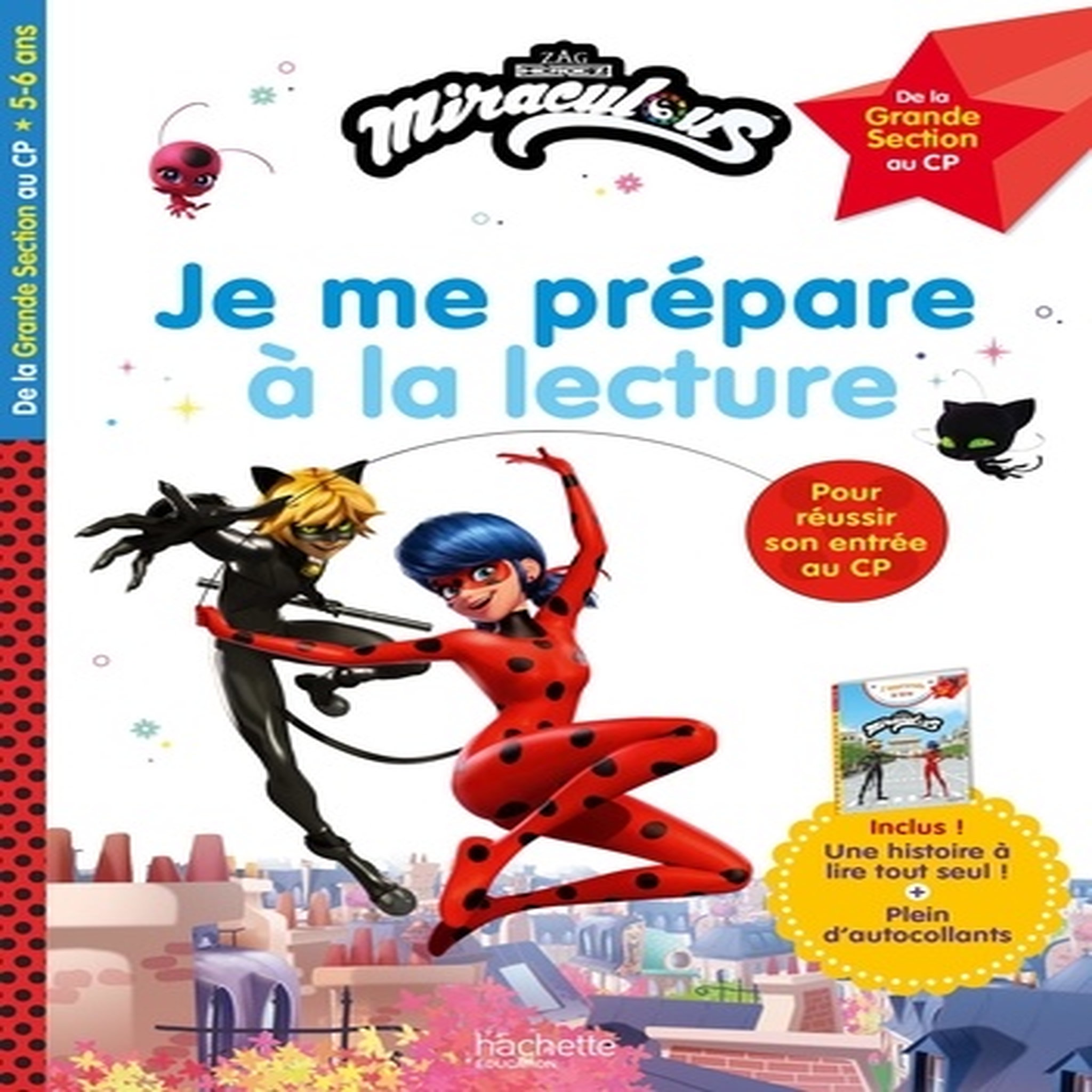  JE ME PREPARE A LA LECTURE MIRACULOUS. DE LA GRANDE SECTION AU CP, EDITION 2022, Albertin Isabelle