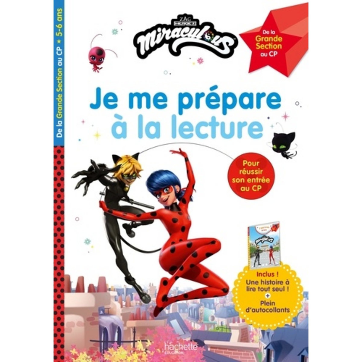  JE ME PREPARE A LA LECTURE MIRACULOUS. DE LA GRANDE SECTION AU CP, EDITION 2022, Albertin Isabelle
