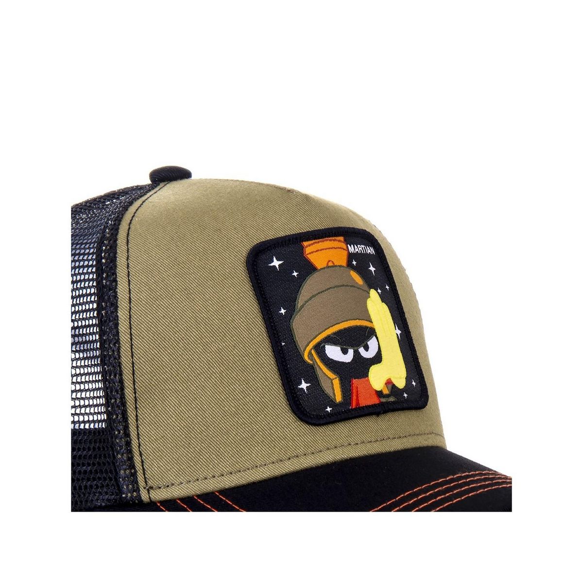 CAPSLAB Casquette trucker Capslab Looney Tunes Martian Kaki