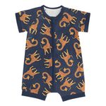 DIM Pyjama Bébé  Garçon DIM Girafe. Coloris disponibles : Bleu