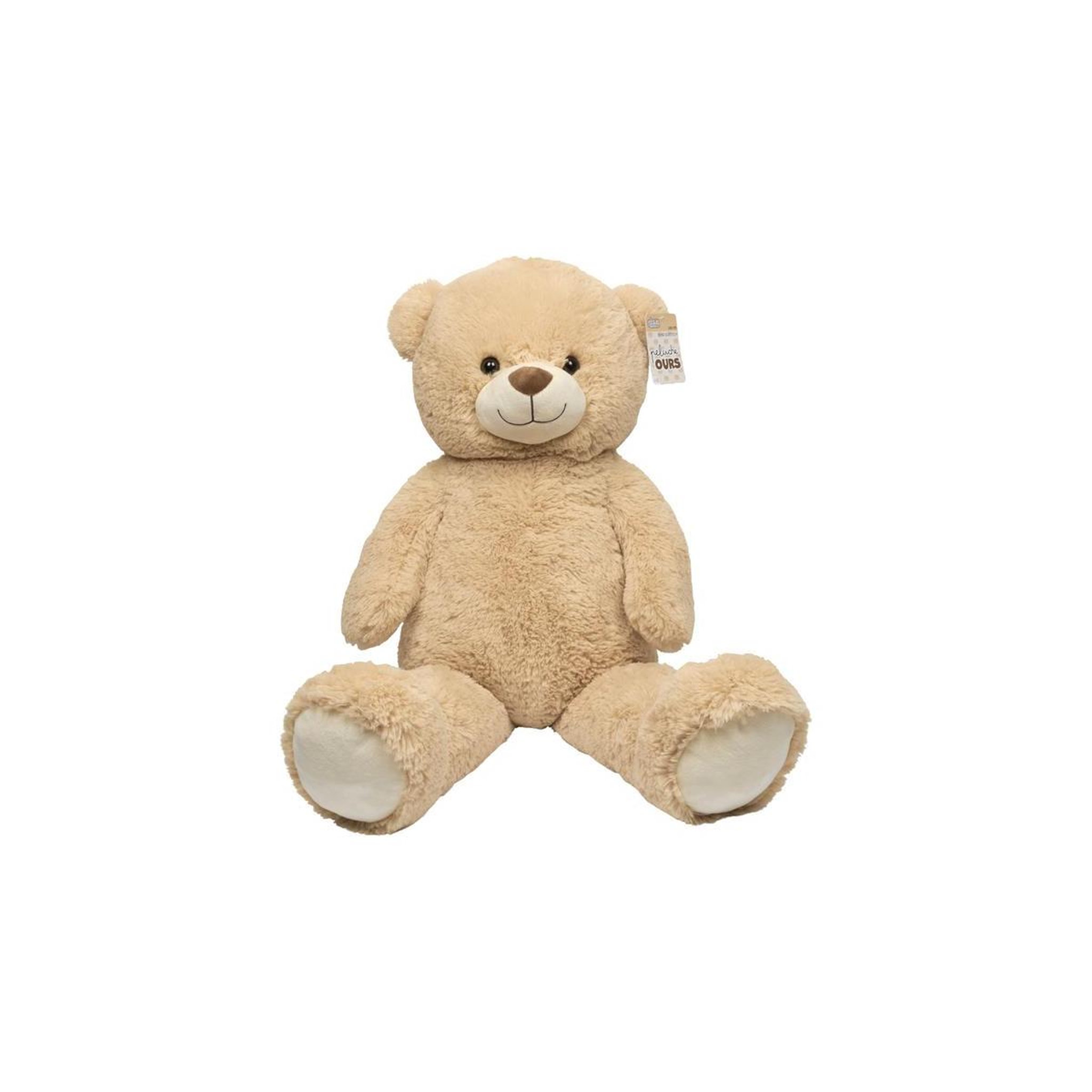 Voir la diapositive 5 : Jeux 2 momes Peluche géante  ours  100cm beige