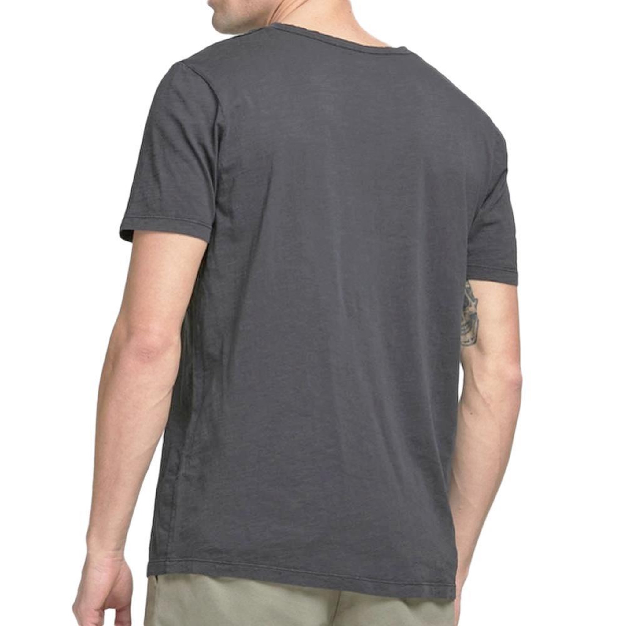 Voir la diapositive 2 : Jack & Jones T-shirt Gris Homme Jack & Jones Split Neck
