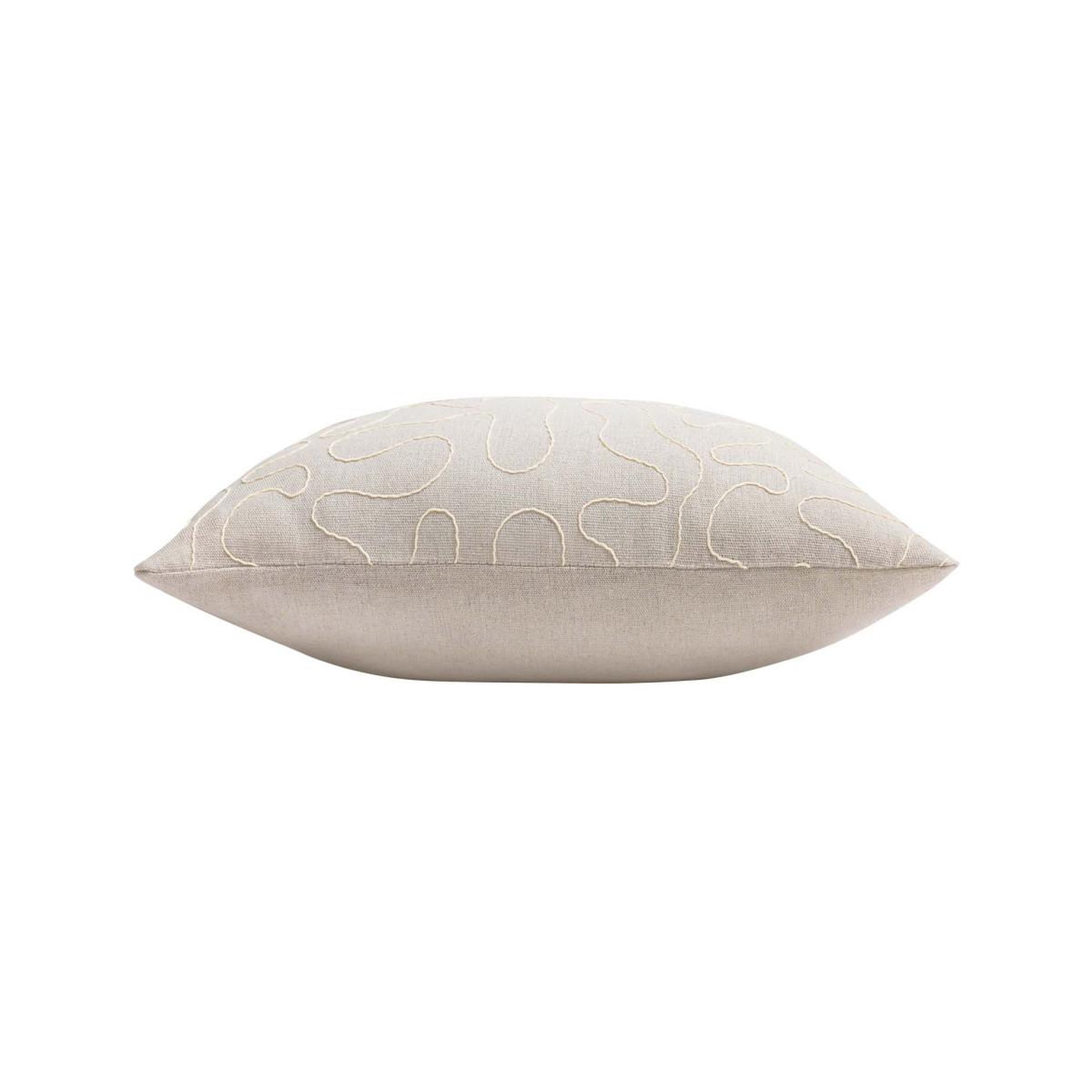 Voir la diapositive 2 : Douceur d'Intérieur Coussin déco fantaisie  cirana  45x45cm naturel
