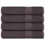 Voir la diapositive 1 : VIDAXL Serviettes de sauna 4 pcs anthracite 80x200 cm 100% coton