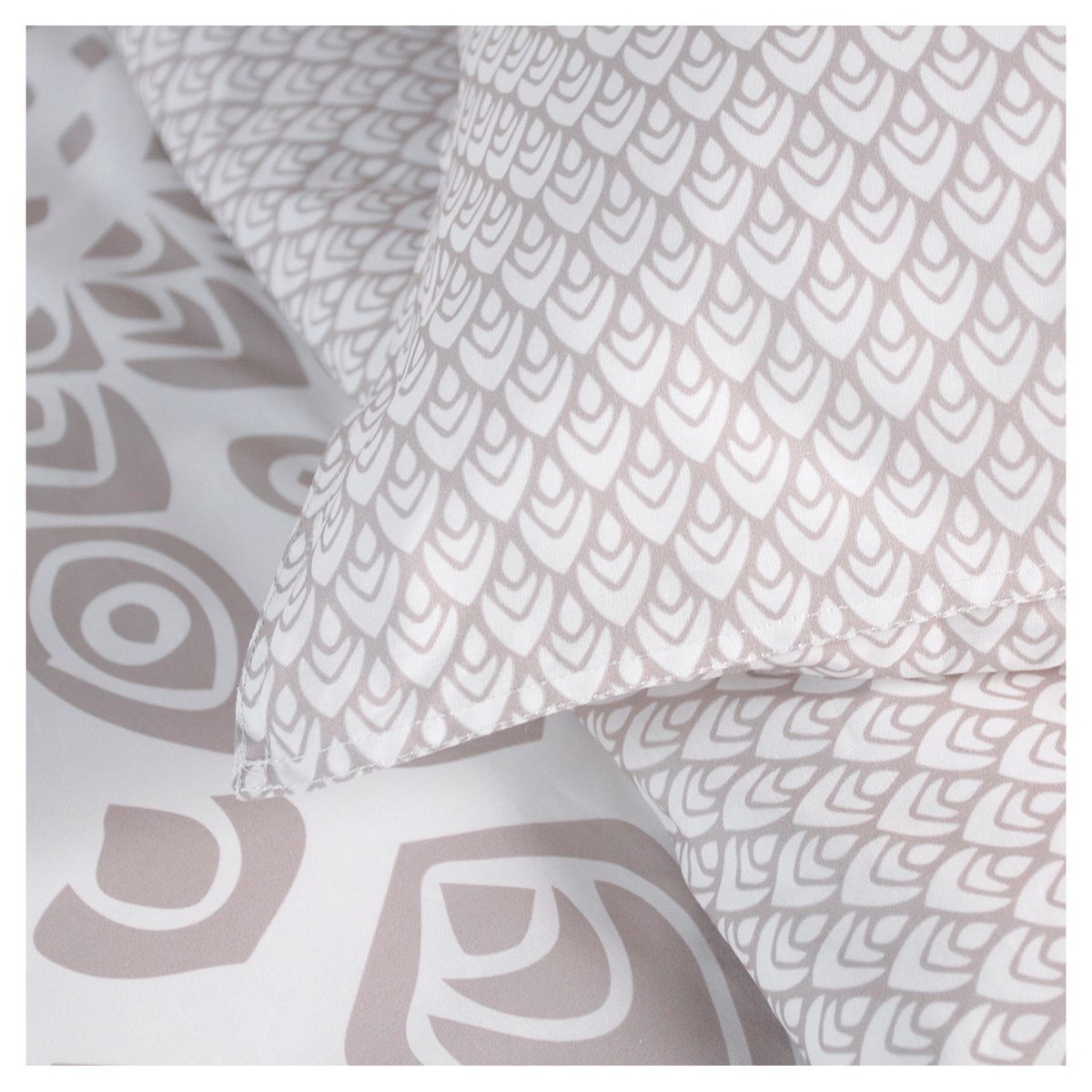 TODAY Parure housse de couette fantaisie en coton 57 fils NAMASTE