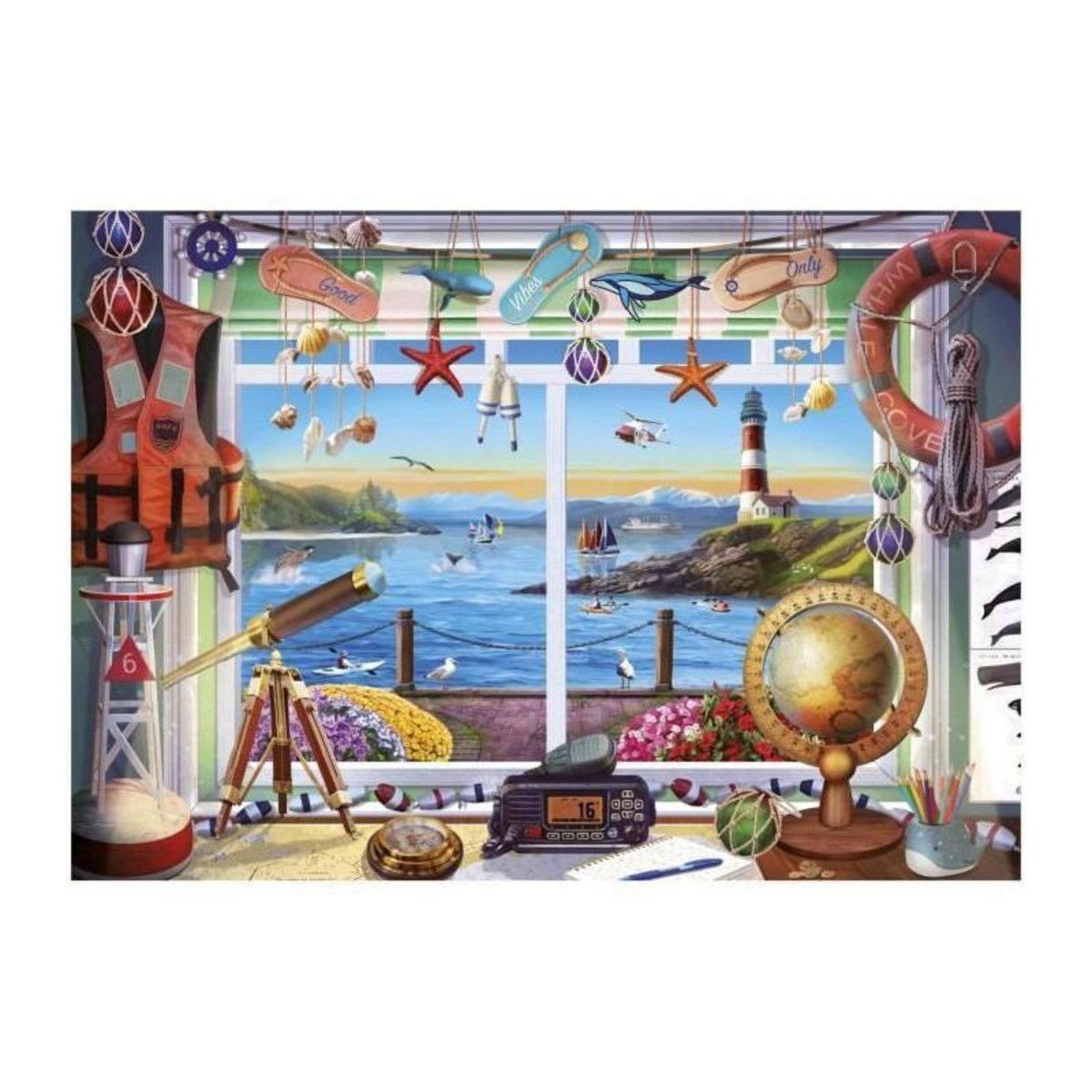 EDUCA Puzzle - EDUCA - Vie partuaire - 1000 pieces - 68x48 cm - Pour adultes - Theme nature