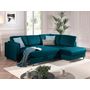 Voir la diapositive 3 : LISA DESIGN Brooke - canapé d'angle droit - convertible - 5 places - en velours