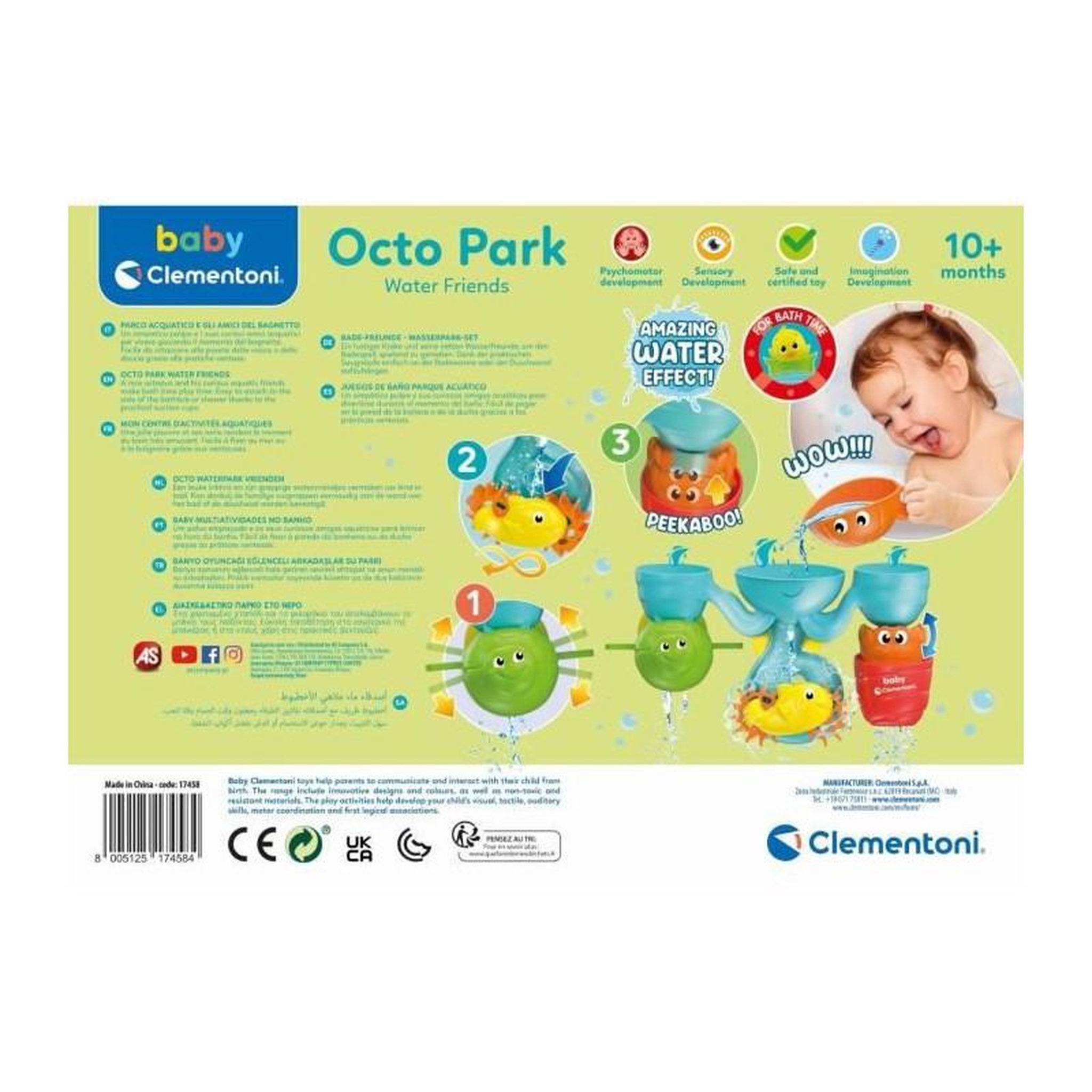 Voir la diapositive 6 : CLEMENTONI Clementoni - Jouet bain bébé - Mon centre d'activités aquatiques