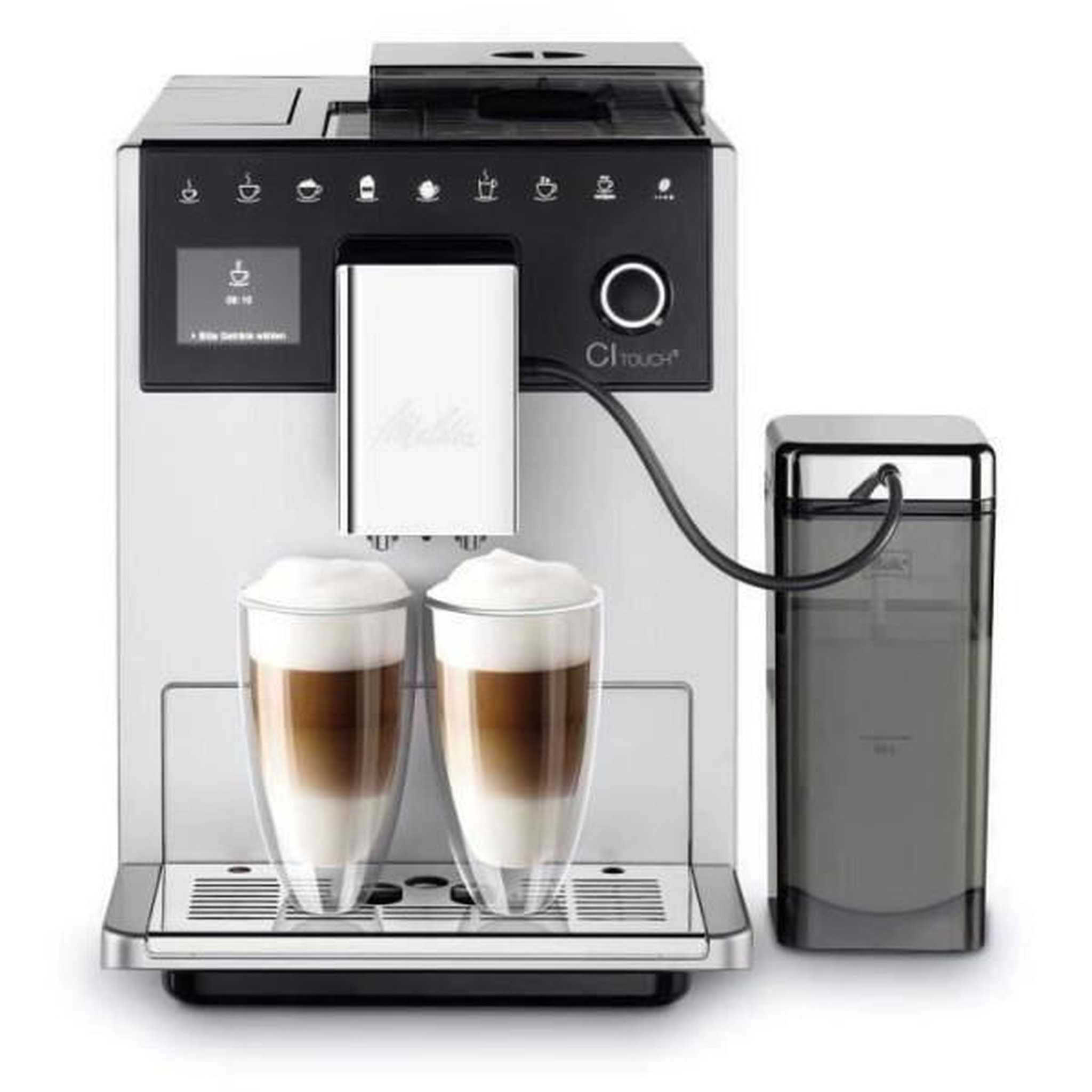 Melitta Machine a Cafe  avec broyeur MELITTA CI Touch F630-101 -Argent