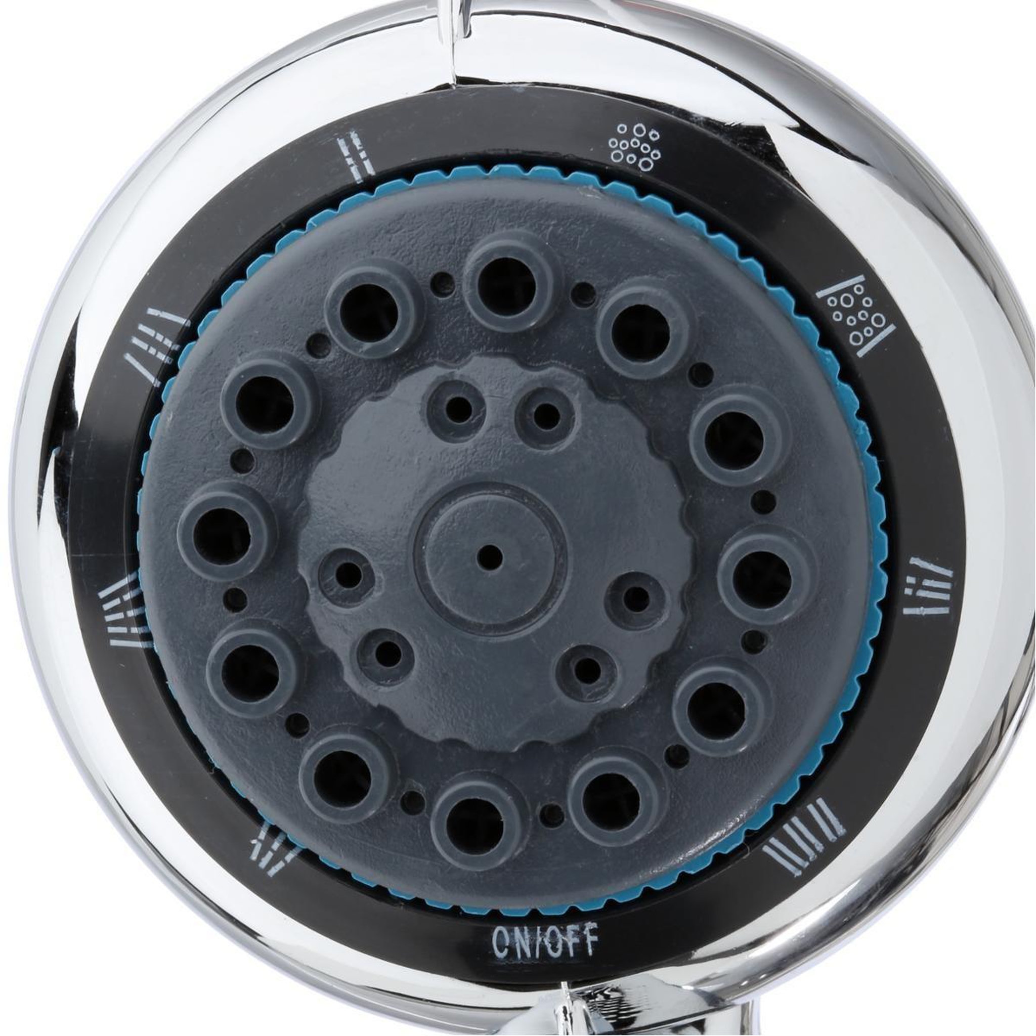 Voir la diapositive 2 : FIVE Pommeau de douche  7 fonctions  22cm chrome