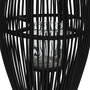 Voir la diapositive 2 : VIDAXL Bougeoir suspendu Bambou Noir 60 cm
