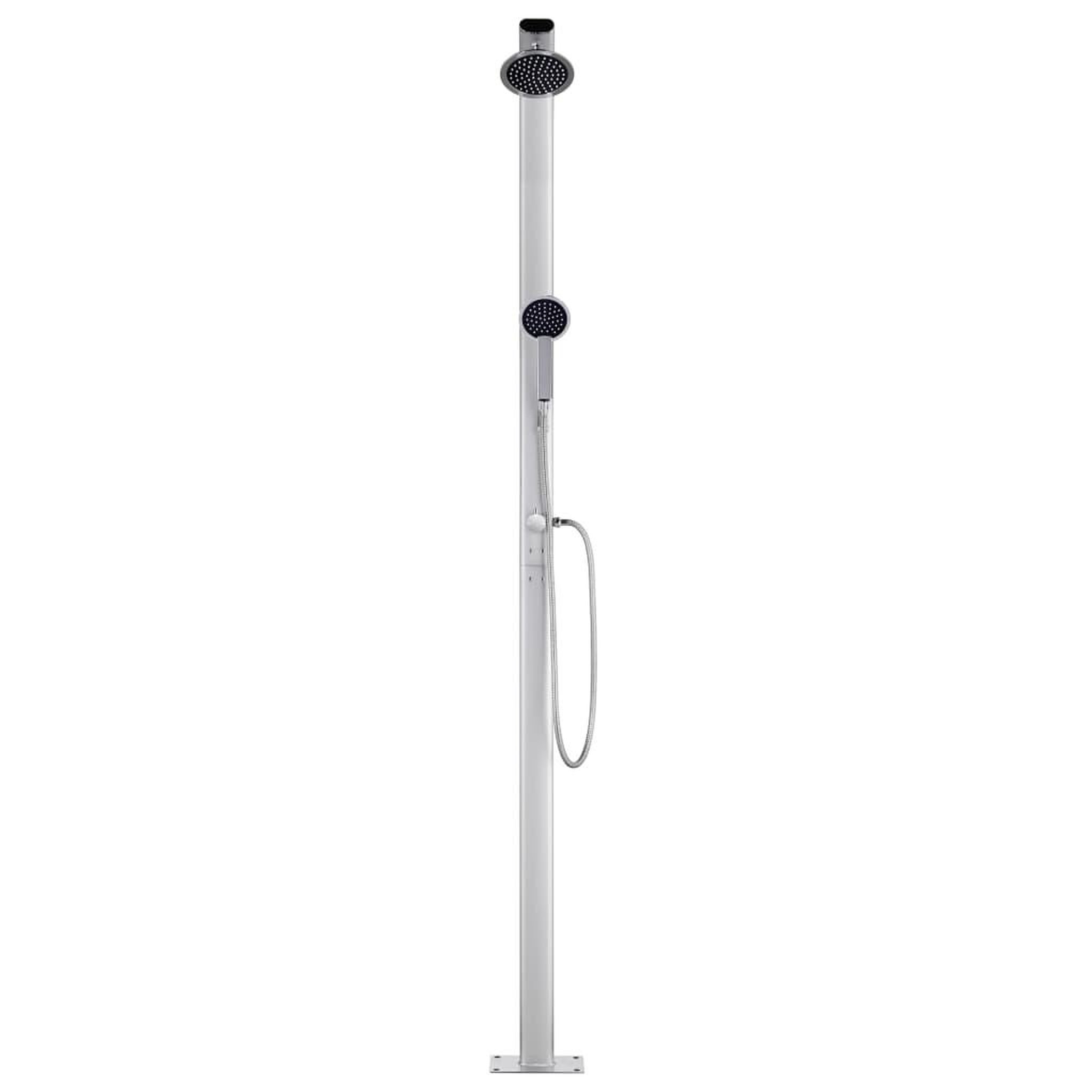 Voir la diapositive 5 : VIDAXL Douche de jardin avec base marron 220 cm Aluminium