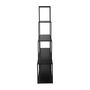 Voir la diapositive 6 : SWEEEK Etagère bibliothèque escalier en métal noir 4 niveaux INDUSTRIELLE  L 160 x P 30 x H 157cm