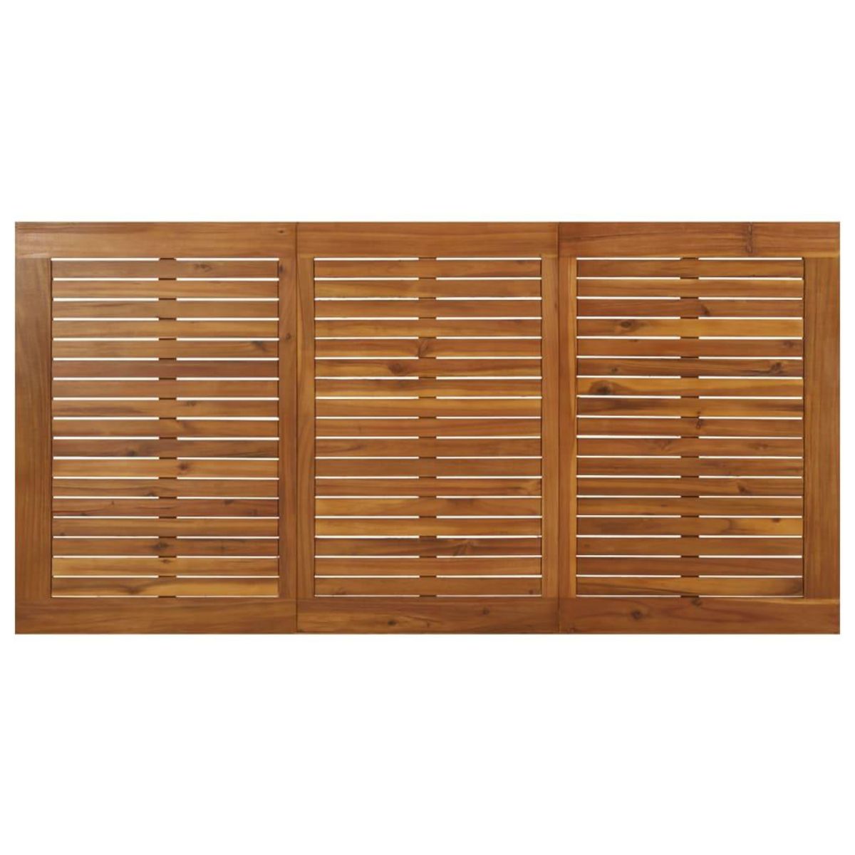 VIDAXL Table de jardin avec pieds epingle a cheveux 160x80x75 acacia