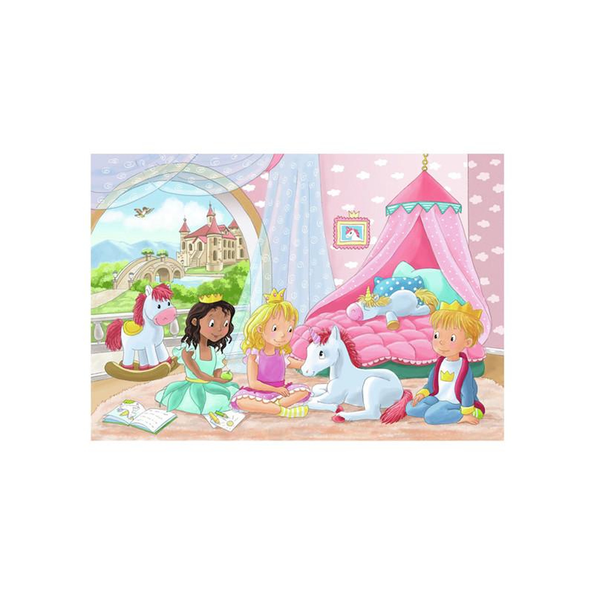 Voir la diapositive 3 : RAVENSBURGER Ravensburger - Jigsaw puzzle Prince & Princess, 2x12 pcs. 120008583