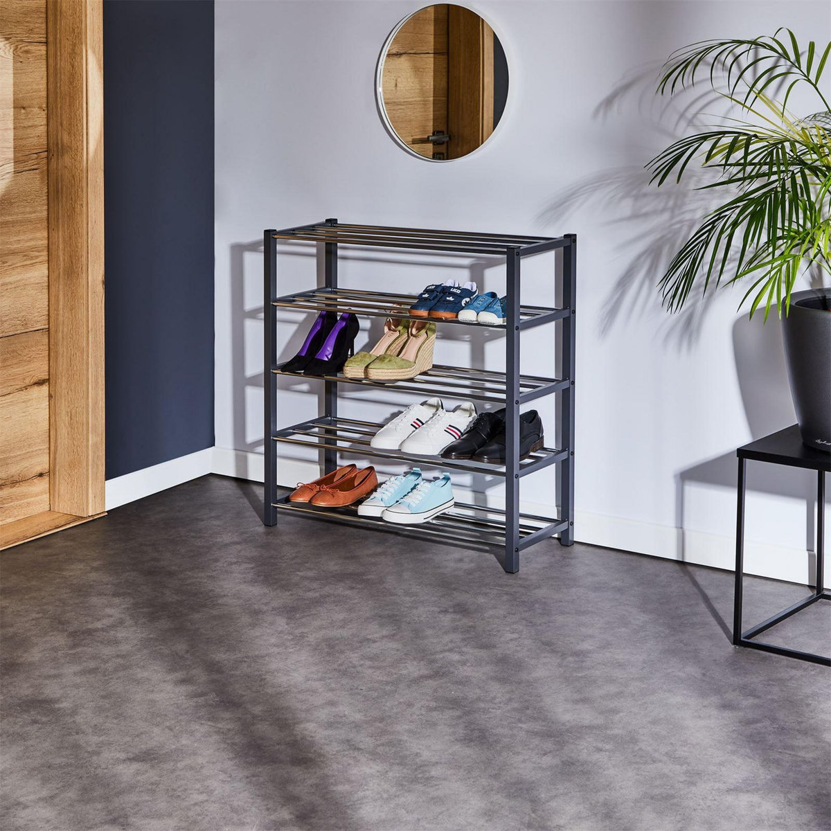 IDIMEX Etagère à chaussures DUBLIN, 5 niveaux
