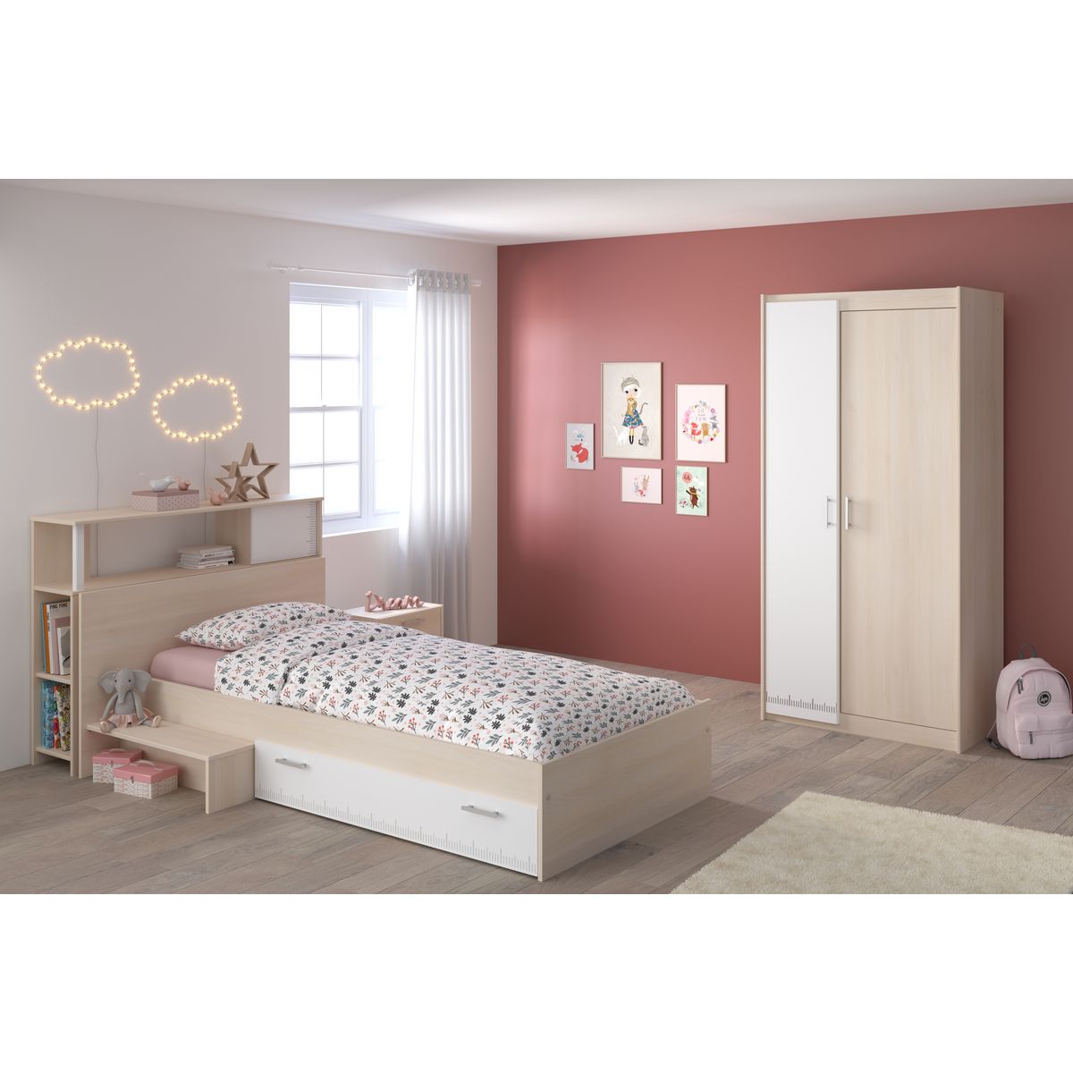 Armoire 2 portes SACHA H180cm