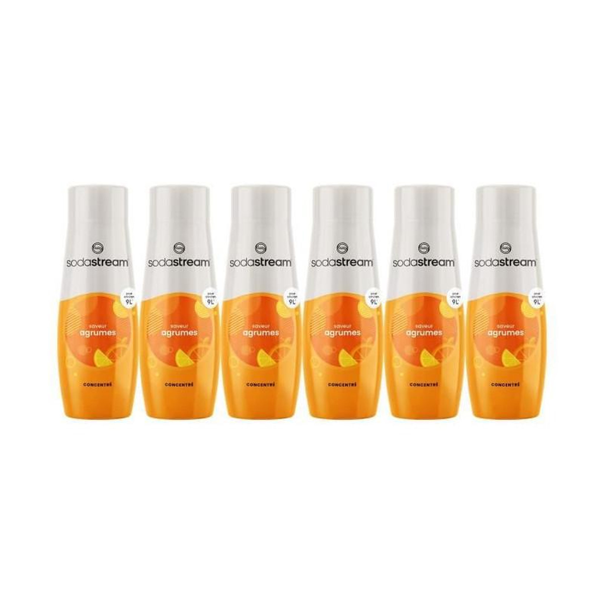 SODASTREAM Lot de 6 Concentrés Saveur AGRUMES SODASTREAM - 440ml