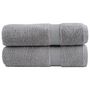 Voir la diapositive 1 : VIDAXL Serviettes de douche de qualité supérieure SOLUND 2 pcs gris
