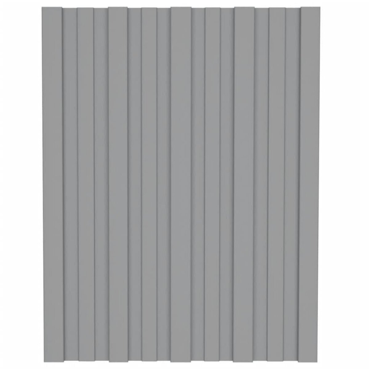 VIDAXL Panneaux de toiture 36 pcs Acier galvanise Gris 60x45 cm
