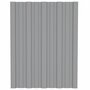 Voir la diapositive 2 : VIDAXL Panneaux de toiture 36 pcs Acier galvanise Gris 60x45 cm