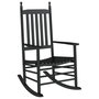 Voir la diapositive 3 : VIDAXL Chaises a bascule avec sieges incurves lot de 2 noir peuplier
