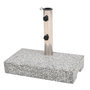 Voir la diapositive 1 : VIDAXL Socle de parasol Granite rectangulaire 25 kg