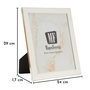 Voir la diapositive 6 : Paris Prix Cadre Photo Déco  Molly  20x25cm Blanc