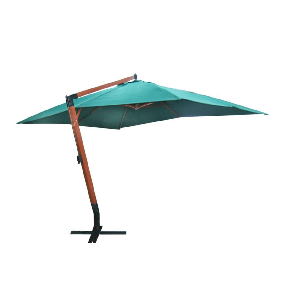 VIDAXL Parasol flottant Melia 300 x 400 cm Vert