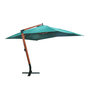 Voir la diapositive 1 : VIDAXL Parasol flottant Melia 300 x 400 cm Vert