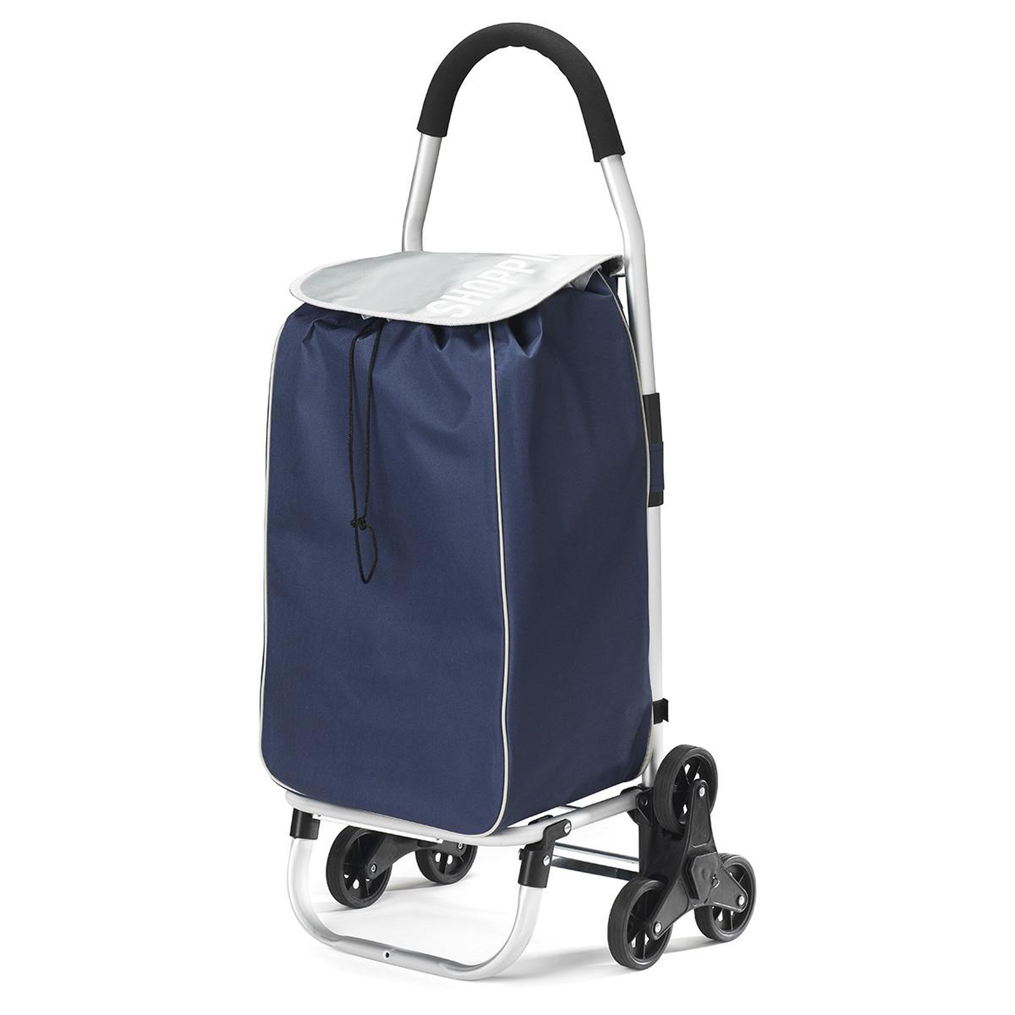 Kitchen chef Poussette de marché 6 roues 46l bleu/gris - EASYPOUSS TRIO
