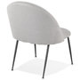 Voir la diapositive 4 : Paris Prix Fauteuil Design  Belinda  83cm Gris