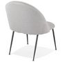Voir la diapositive 4 : Paris Prix Fauteuil Design  Belinda  83cm Gris