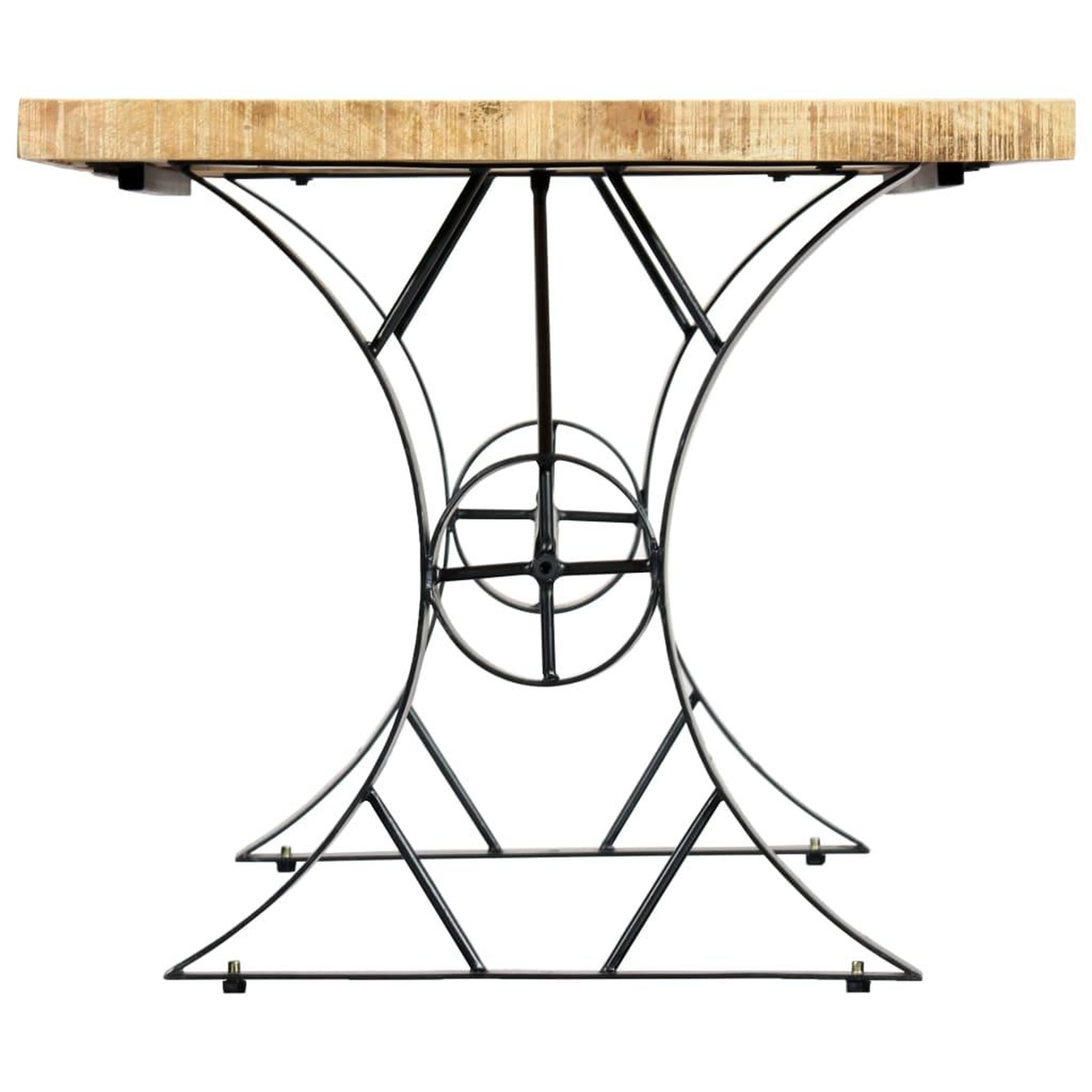 Voir la diapositive 3 : VIDAXL Table a manger 180x90x76 cm bois de manguier massif